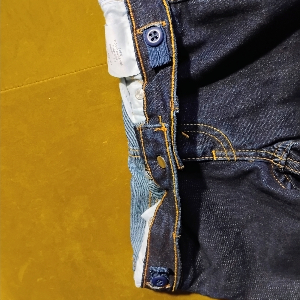 Levi's Dark Blue Straight Jeans - Picture 2 of 6
